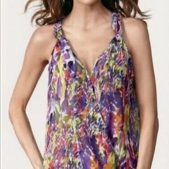 🍋 CAbi • Multi-Colored Pattern Tank Top - Picture 11 of 12